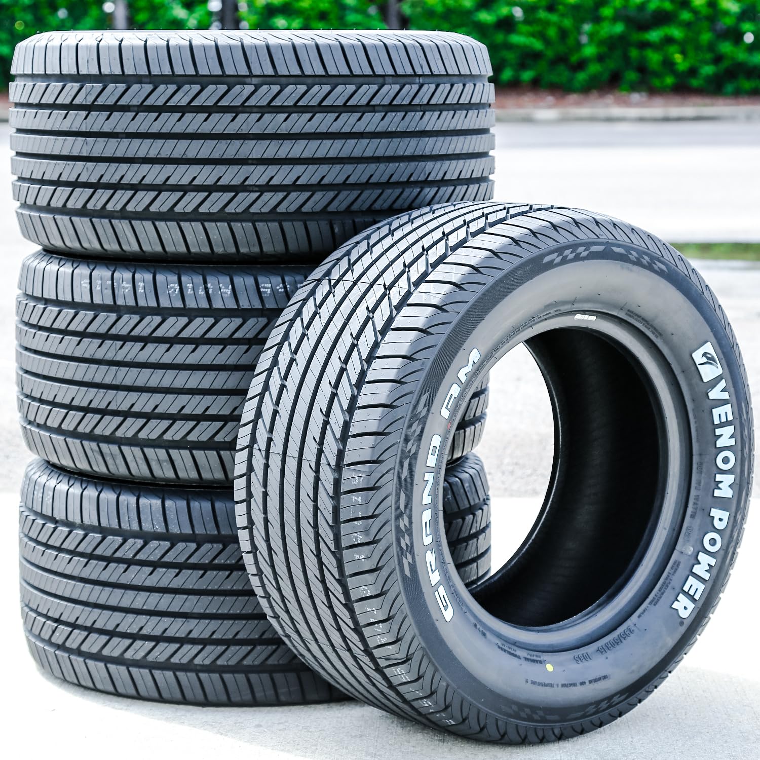 Amazon.com: 4 x Venom Power Grand AM 295/50R15 108S All Season SL